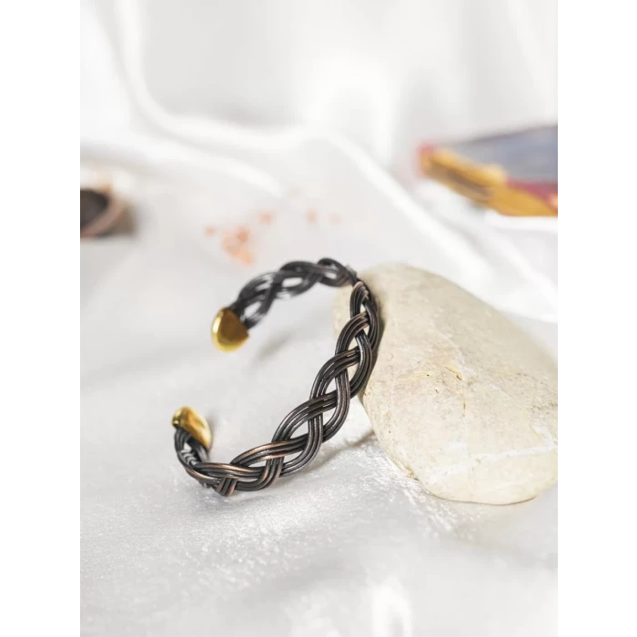 Bakır Bileklik Freesia Oksit Renk