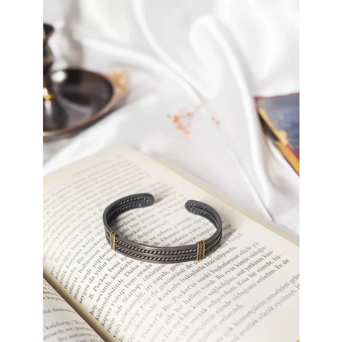 Bakır Bileklik Avena Duo Oksit Renk