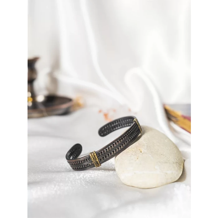 Bakır Bileklik Avena Duo Oksit Renk