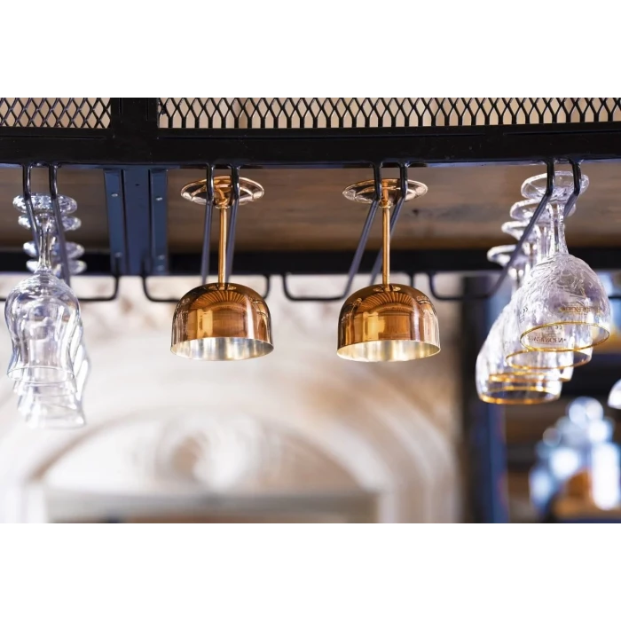 BAKIR ŞARAP KADEHİ (2li) BAKIR RENK