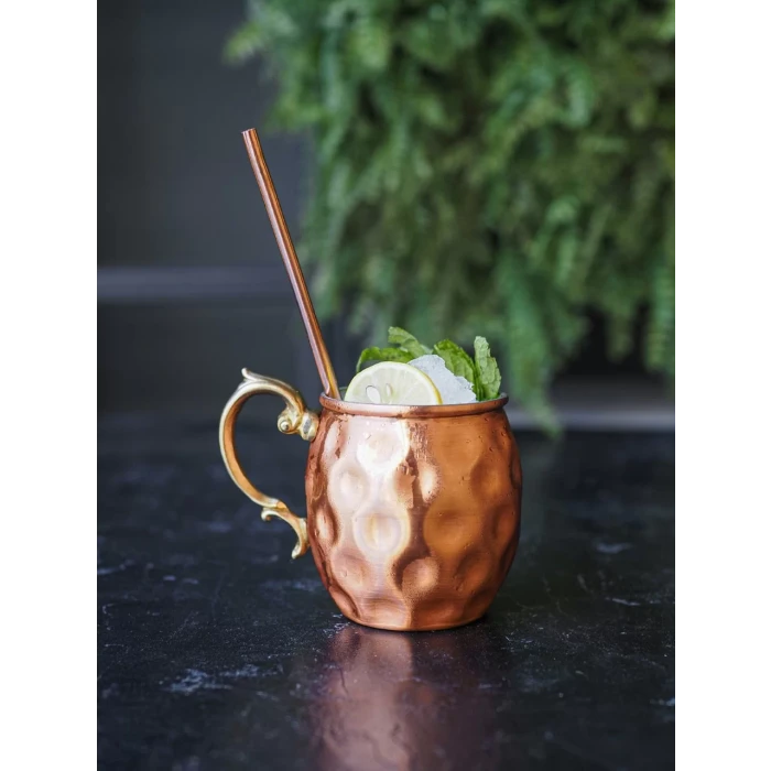 BAKIR KUPA BARDAK GAMZELİ MODEL MAT BAKIR RENK