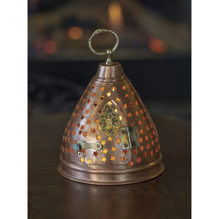 BAKIR FENER YILDIZ KESİM KUBBELİ MODEL (MAT BAKIR)