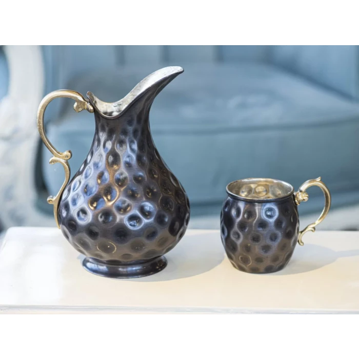 BAKIR SÜRAHİ GAMZELİ MODEL (OKSİTLİ BAKIR RENK)