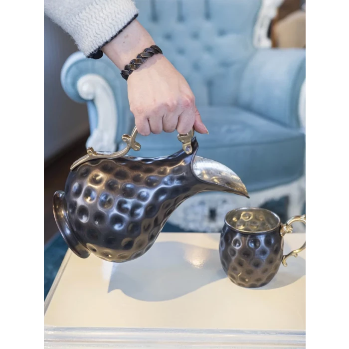 BAKIR SÜRAHİ GAMZELİ MODEL (OKSİTLİ BAKIR RENK)