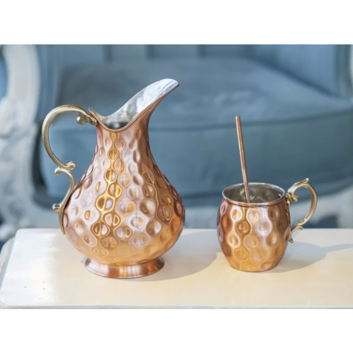 BAKIR SÜRAHİ GAMZELİ MODEL (MAT BAKIR RENK)