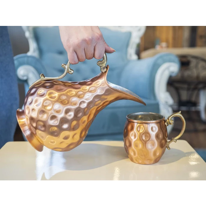 BAKIR SÜRAHİ GAMZELİ MODEL (MAT BAKIR RENK)