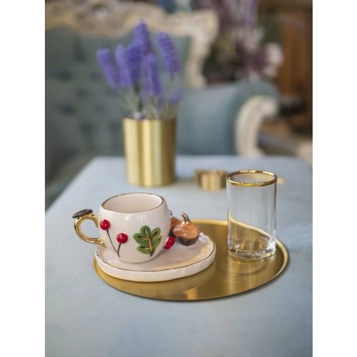 Seramik Fincan Palamut Figürlü Model