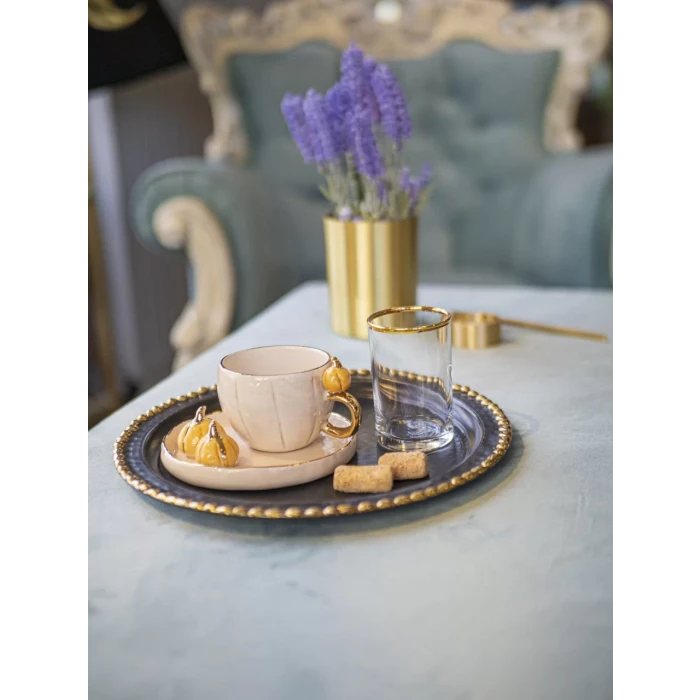 Seramik Fincan Bal Kabağı Figürlü Model