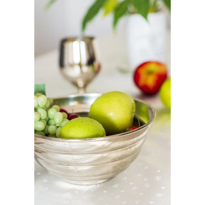 BAKIR SALATA KASESİ DİLİMLİ MODEL GÜMÜŞ RENK