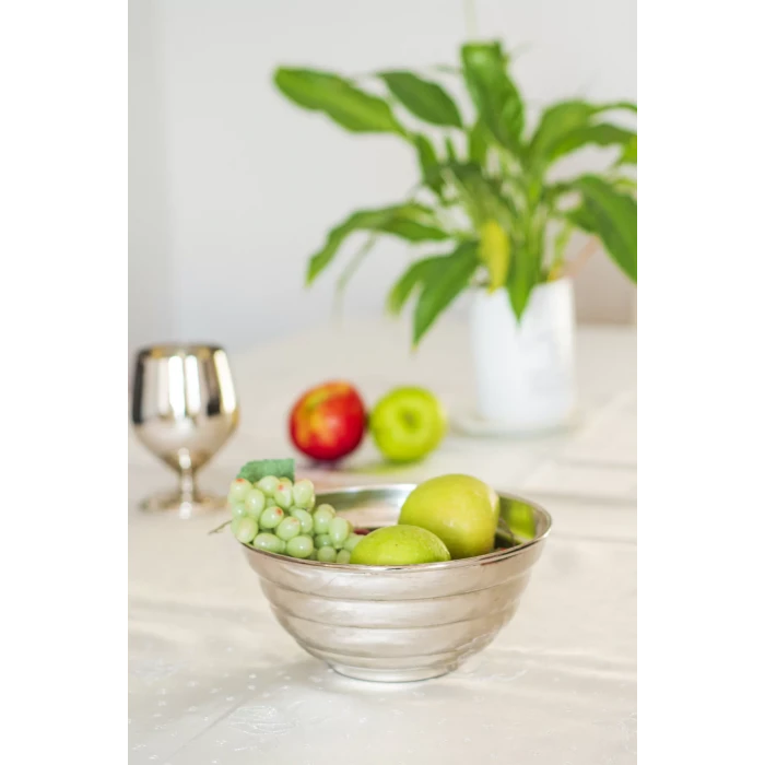 BAKIR SALATA KASESİ DİLİMLİ MODEL GÜMÜŞ RENK