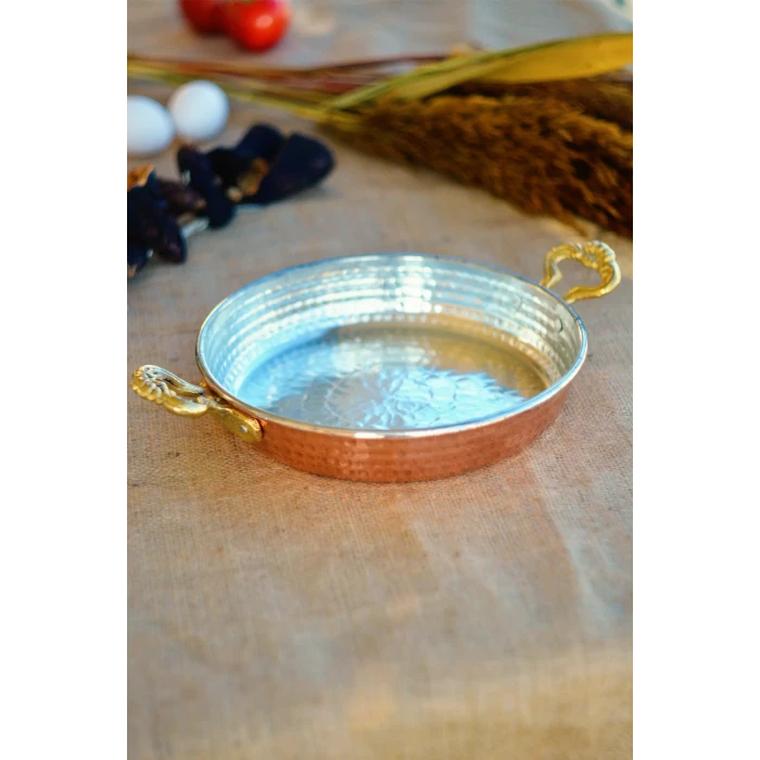 BAKIR TAVA KLASİK MODEL 22CM