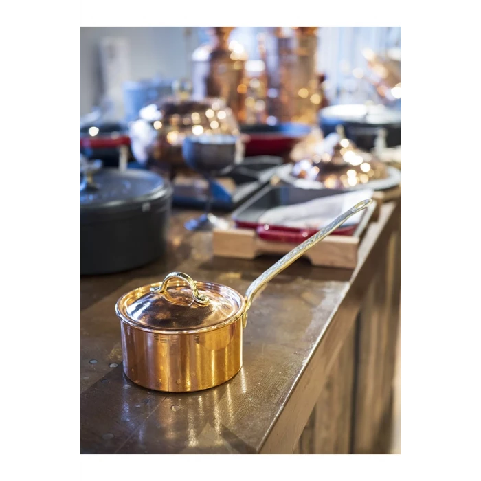 BAKIR SOS TAVASI KAPAKLI MODEL(15 CM)