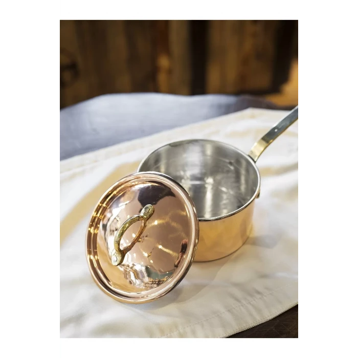 BAKIR SOS TAVASI KAPAKLI MODEL(15 CM)