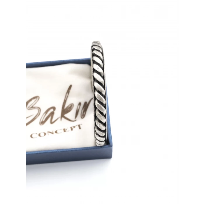 Bakır Bileklik BURMA MODEL GÜMÜŞ KAPLAMA