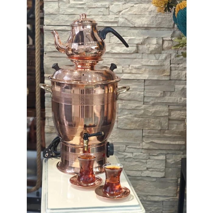 BAKIR SEMAVER ELEKTRİKLİ ELİT MODEL PARLAK RENK