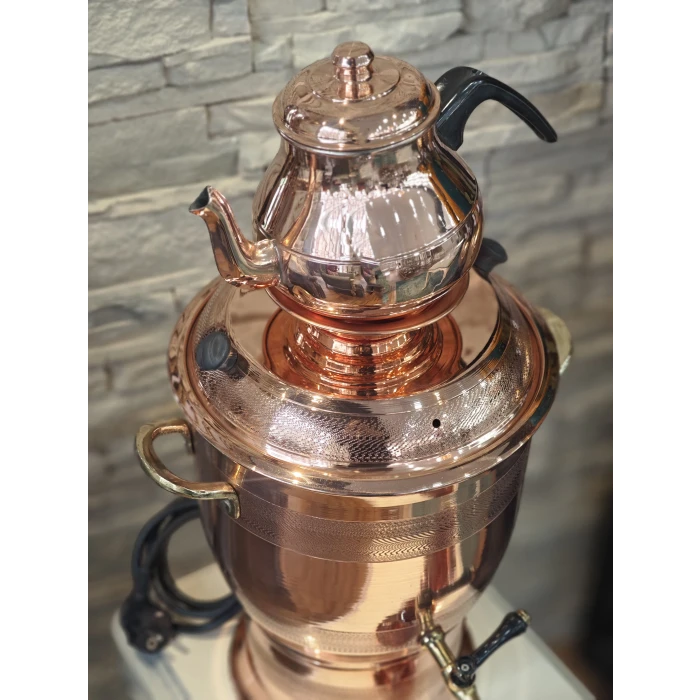 BAKIR SEMAVER ELEKTRİKLİ ELİT MODEL PARLAK RENK