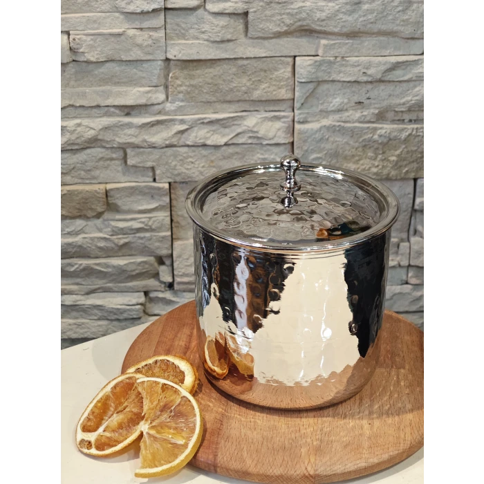 BAKIR BAHARATLIK ÇEKİÇ DÖVME GÜMÜŞ RENK (TEKLİ)