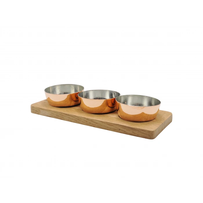 Ahşap Standlı Sosluk Seti