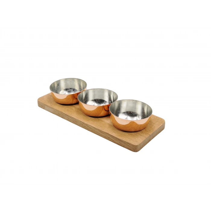 Ahşap Standlı Sosluk Seti