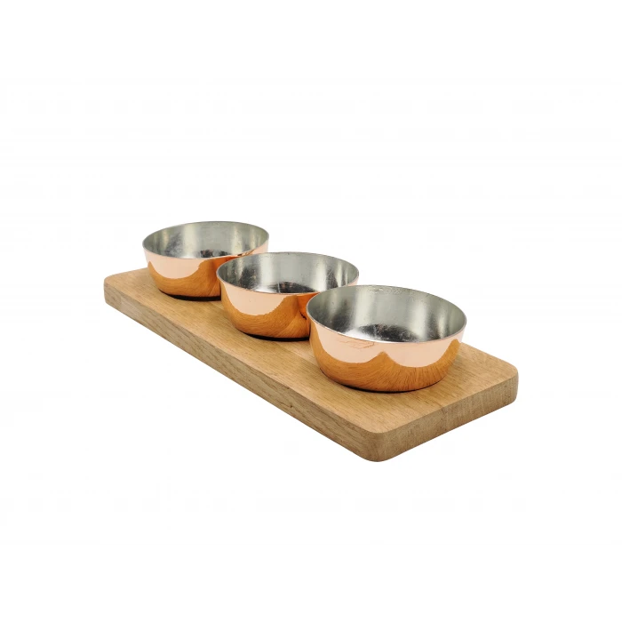 Ahşap Standlı Sosluk Seti