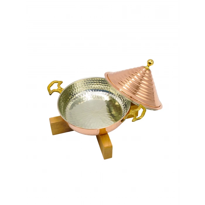 Ahşap Standlı Yemek Sunumu Seti #003