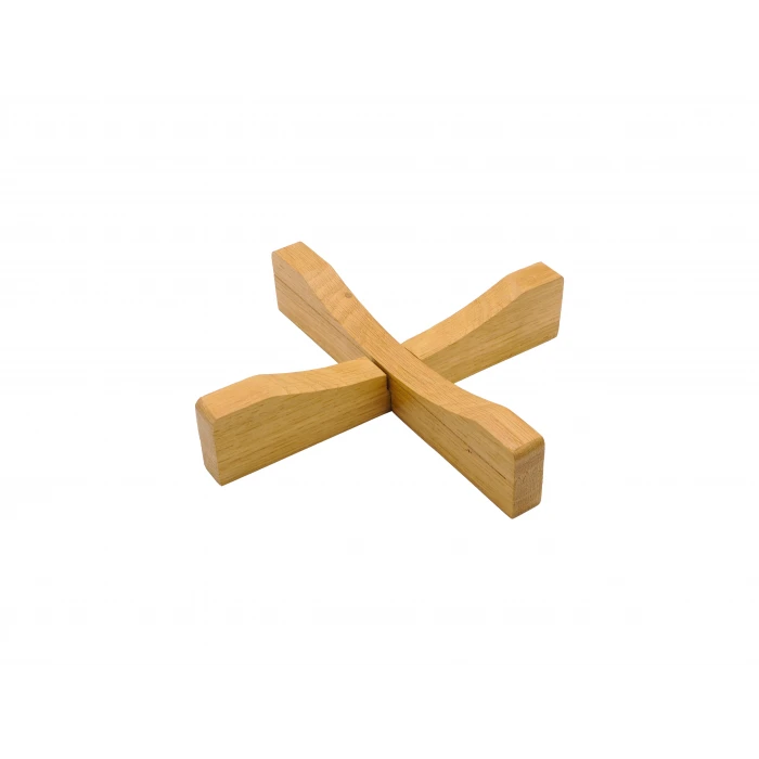 Ahşap Standlı Yemek Sunumu Seti #003