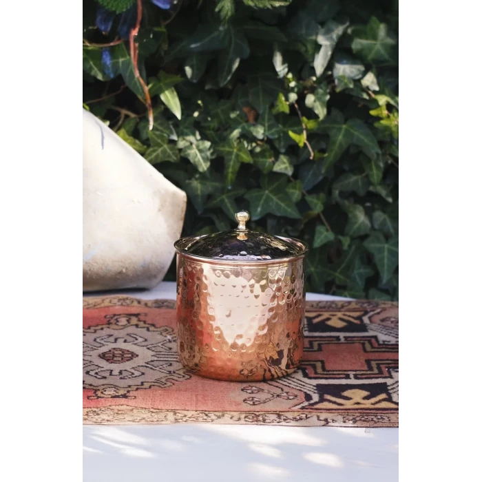 BAKIR BAHARATLIK ÇEKİÇ DÖVMELİ BAKIR RENK (TEKLİ)