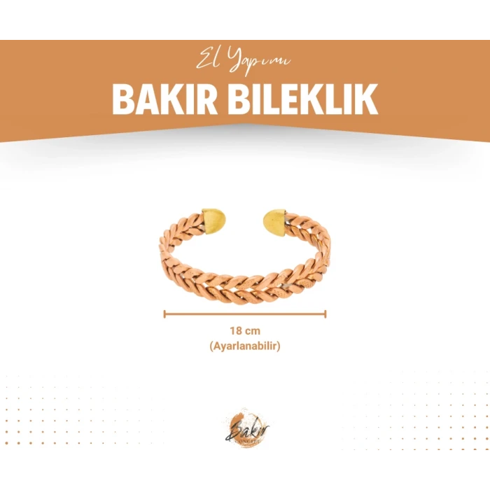 Bakır Bileklik Daphne