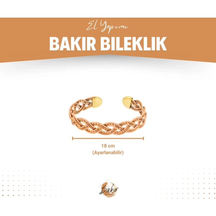 Bakır Bileklik Tilia