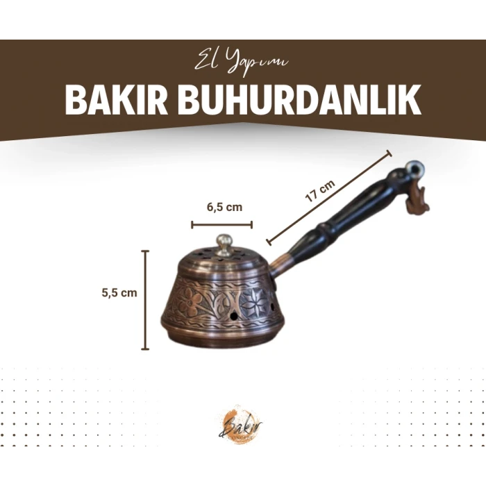 BAKIR BUHURDANLIK İŞLEMELİ MODEL OKSİTLİ RENK