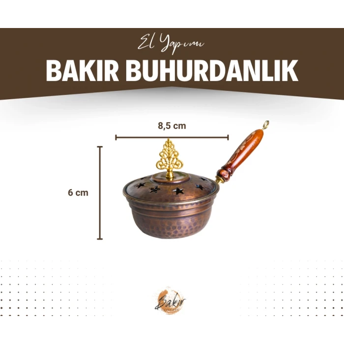 BAKIR BUHURDANLIK TOMBUL MODEL OKSİTLİ RENK