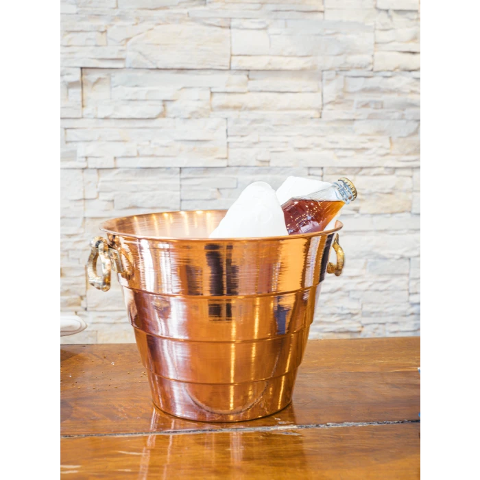 BAKIR BUZ KOVASI DİLİMLİ MODEL PARLAK RENK