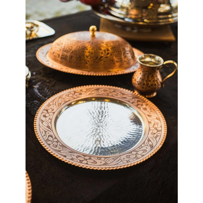 BAKIR SUPLA ÇEKİÇ DÖVME İŞLEMELİ MAT RENK