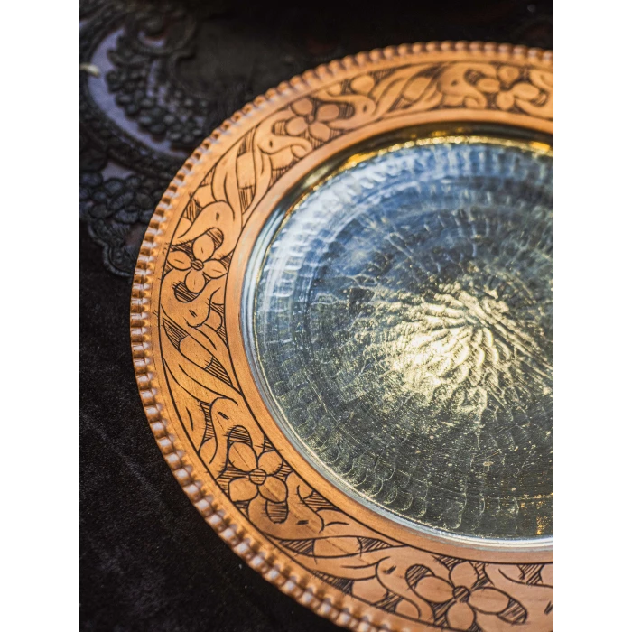 BAKIR SUPLA ÇEKİÇ DÖVME İŞLEMELİ MAT RENK