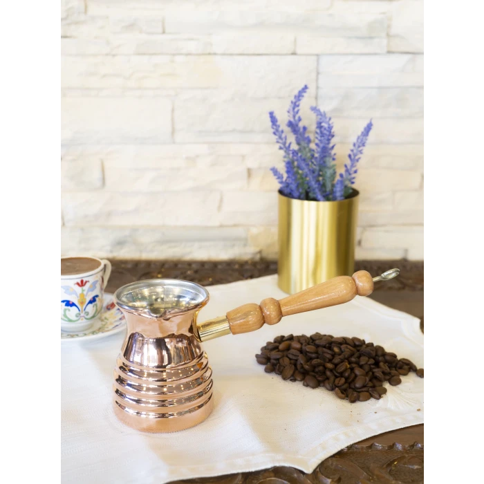 BAKIR CEZVE MODERN DİLİMLİ MODEL SET