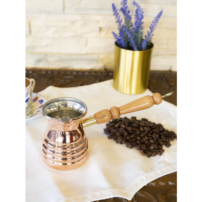 BAKIR CEZVE MODERN DİLİMLİ MODEL SET