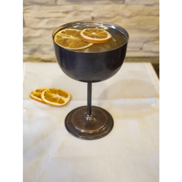 BAKIR ŞARAP KADEHİ OKSİTLİ BAKIR RENK (2 Lİ)