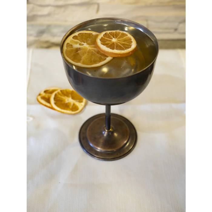 BAKIR ŞARAP KADEHİ OKSİTLİ BAKIR RENK (2 Lİ)