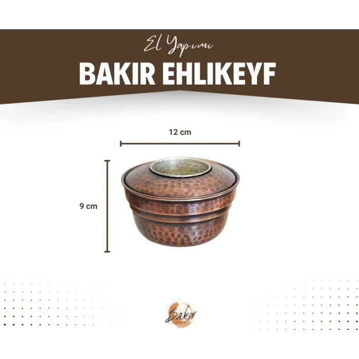 Bakır Ehlikeyf Kapaklı Oksit Renk