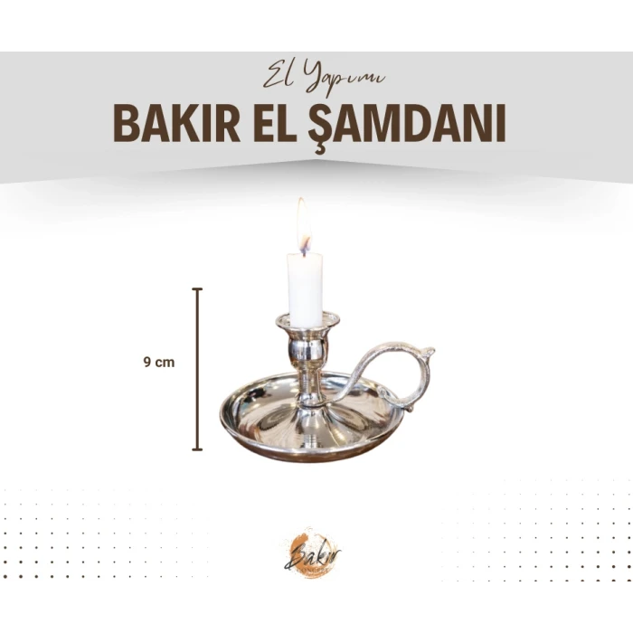 BAKIR EL ŞAMDANI DÜZ MODEL GÜMÜŞ RENK