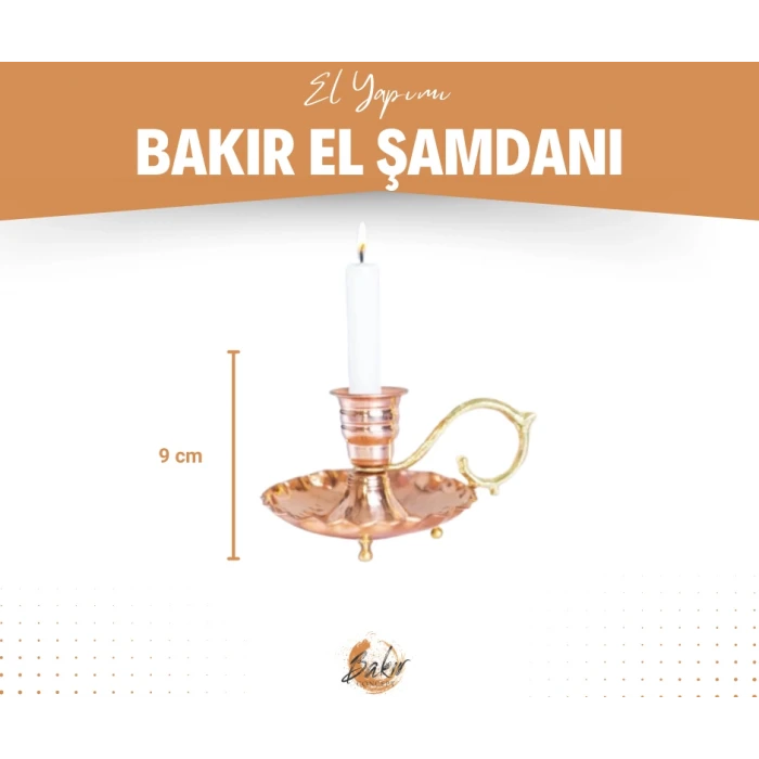 BAKIR EL ŞAMDANI FIRFIRLI MODEL BAKIR RENK (İKİLİ)