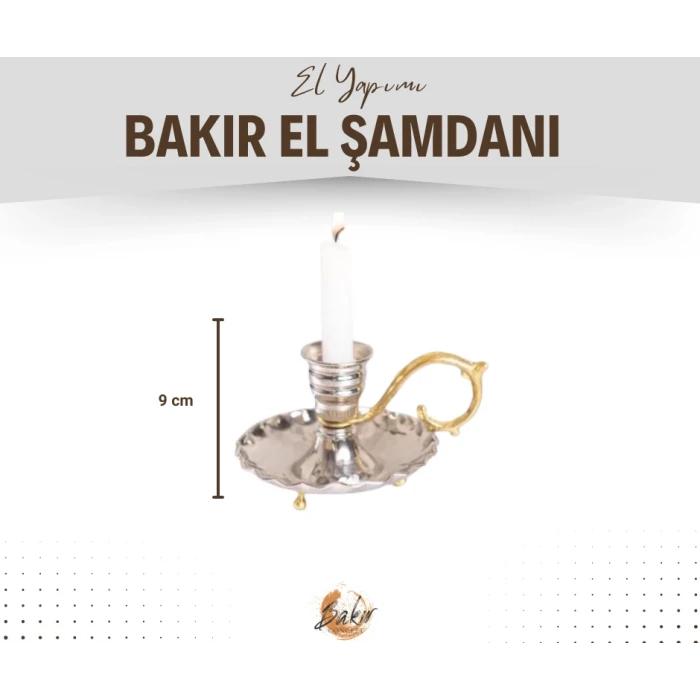 BAKIR EL ŞAMDANI FIRFIRLI MODEL GÜMÜŞ RENK (İKİLİ)