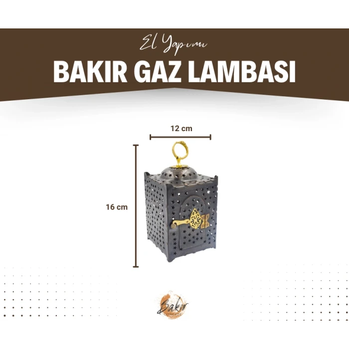 BAKIR FENER YILDIZ KESİM KARE MODEL (OKSİTLİ BAKIR)