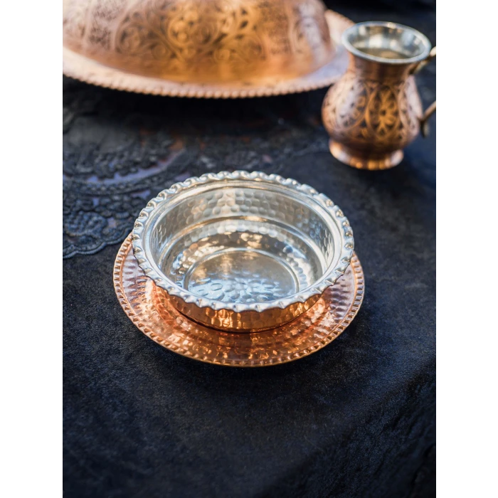 BAKIR PAÇA SETİ PARLAK BAKIR RENK 2 PARÇA