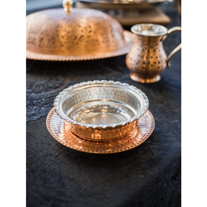BAKIR PAÇA SETİ PARLAK BAKIR RENK 2 PARÇA