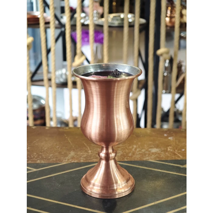 BAKIR KADEH-BARDAK FROZEN MODEL MAT BAKIR RENK