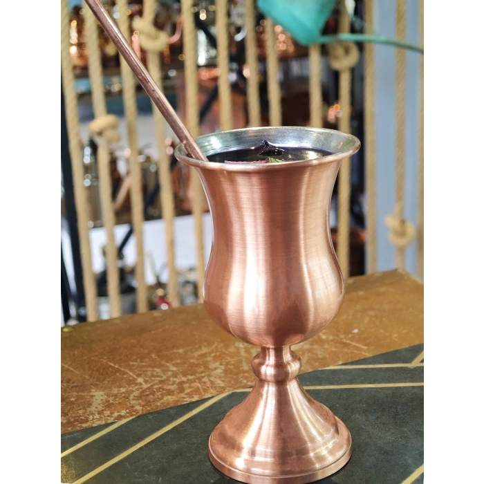 BAKIR KADEH-BARDAK FROZEN MODEL MAT BAKIR RENK