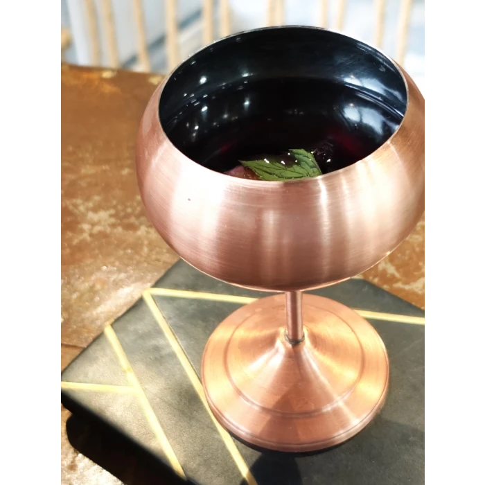 BAKIR KADEH LYKIA BALON MODEL MAT BAKIR RENK