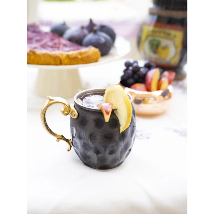 BAKIR KUPA BARDAK GAMZELİ MODEL OKSİTLİ RENK