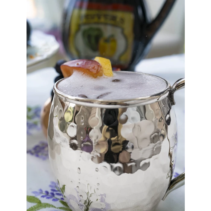 BAKIR KUPA BARDAK TOMBUL ÇEKİÇ DÖVME MODEL GÜMÜŞ RENK (2Lİ)